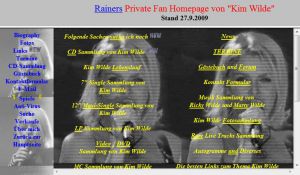 Rainer´s Kim Wilde News Homepage