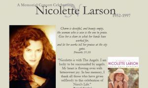 A Tribute to Nicolette Larson