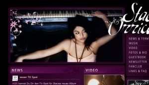 Stacie Orrico, offizielle deutsche Website