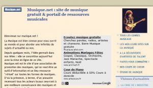 Ecouter de la musique gratuite, télécharger musique mp3