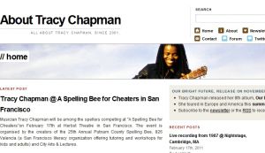 Tracy Chapman | All about Tracy Chapman since 2001