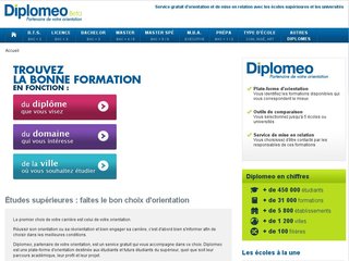 Diplomeo : guide d'orientation gratuit des études supérieures