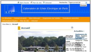 LABORATOIRE DE GENIE ELECTRIQUE DE PARIS - Accueil