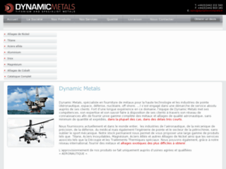 Fournisseur de Titane | Fournisseur T&ocirc;les acier | Dynamic Metals UK