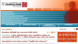 Site officiel : http://www.esj-lille.fr