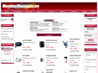 Site officiel : http://www.monsieurdiscount.com