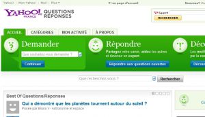 Yahoo! Questions/Réponses - Vos questions et vos réponses, sur tous les sujets!