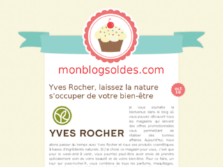 Site officiel : http://www.monblogsoldes.com