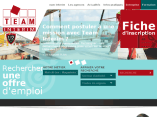 Site officiel : http://www.team-interim.fr/