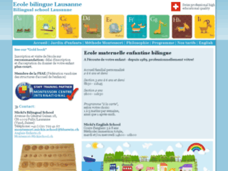 Site officiel : http://www.ecole-bilingue-lausanne.ch