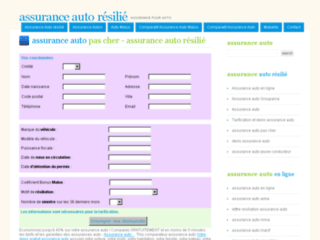 Assurance auto résilié