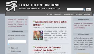 Site officiel : http://www.lesmotsontunsens.com