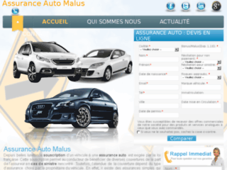 Assurance auto pour malus