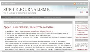 Site officiel : http://www.surlejournalisme.com