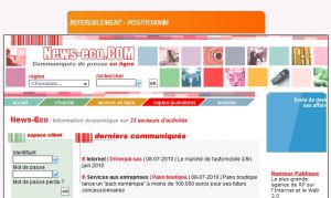 Site officiel : http://www.news-eco.com