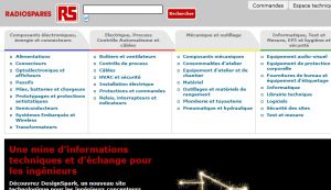 Site Officiel radiospares-fr rs-online com