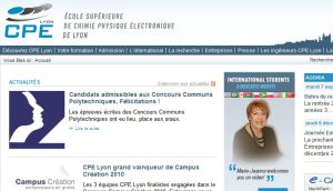 Site officiel : http://www.cpe.fr