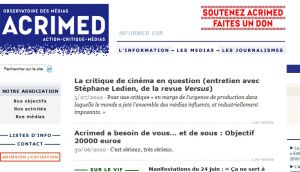 Site officiel : http://www.acrimed.org