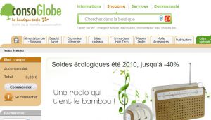 consoGlobe.com : jardin bio, cosmetique bio, alimentation bio...		