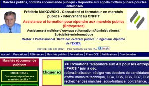 Site officiel : http://www.marche-public.fr