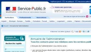 Site officiel : http://lannuaire.service-public.fr