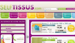 Vente de tissus au mètre dans votre magasin de tissu en ligne Selftissus