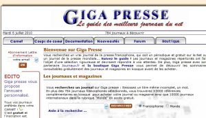 Site officiel : http://www.giga-presse.com