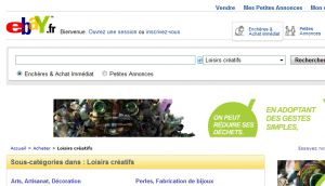 Site officiel : http://loisir.shop.ebay.fr