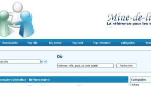 Site officiel : http://www.mine-de-liens.com