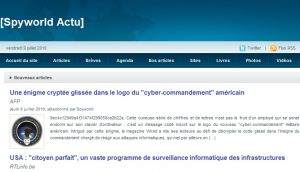 Site officiel : http://www.spyworld-actu.com