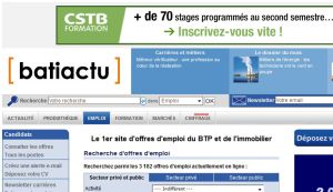 Site officiel : http://www.batiactuemploi.com