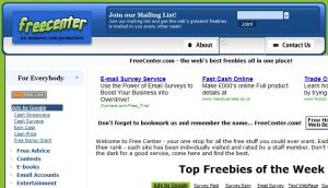 Free Center Find free homepages, webpages, email, counters, trackers, promotion links and more!