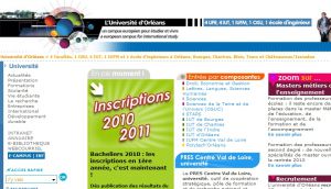 Site officiel : http://www.univ-orleans.fr