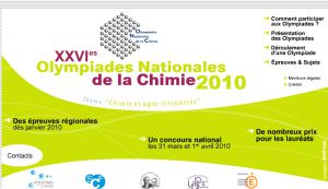 Site officiel : http://www.olympiades-chimie.fr