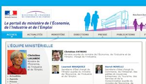 Site officiel : http://www.economie.gouv.fr