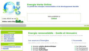 Site officiel : http://www.energies-renouvelable.com