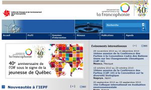 Site officiel : http://www.iepf.org