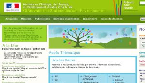 Site officiel : http://www.stats.environnement.developpement-durable.gouv.fr