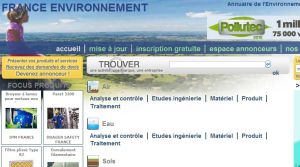 Site officiel : http://www.franceenvironnement.com