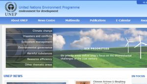 Site officiel : http://www.unep.org