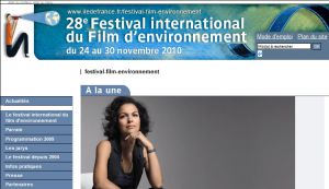 Site officiel : http://www.festivalenvironnement.com