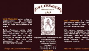 Site officiel : http://www.chezfrancoise.com