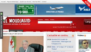 Site officiel : http://www.elmoudjahid.com