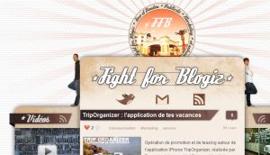 Publicité et marketing sur le blog Fight For Blogiz