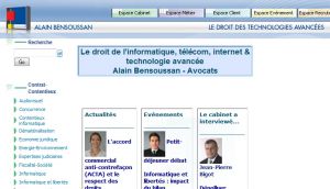 Site officiel : http://www.alain-bensoussan.com