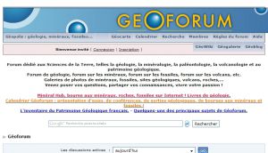 Forum géologie, minéraux, fossiles, patrimoine géologique, etc.