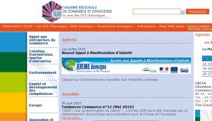 Site officiel : http://www.auvergne.cci.fr