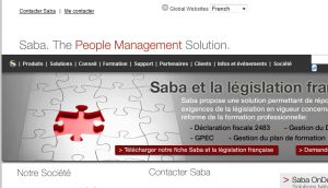 Saba &ndash; Solutions de Gestion du Capital Humain pour les Grandes Entreprises et les PME 