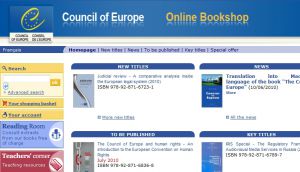 Site officiel : http://book.coe.int