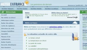 Site officiel : http://www.meteoenfrance.com